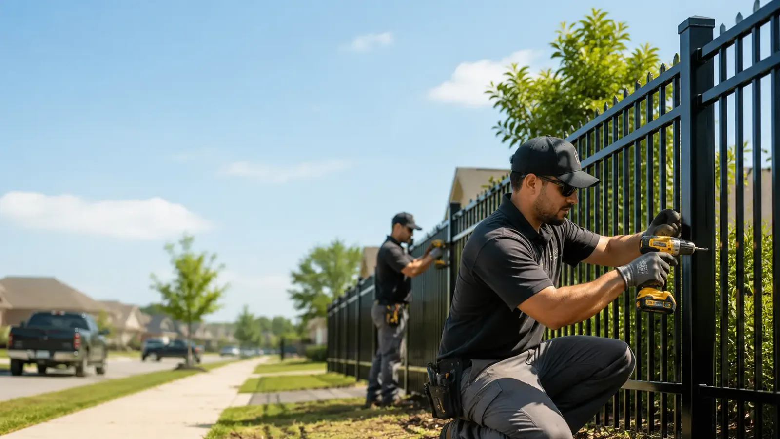 Metal Fence Installation in Rush, NY